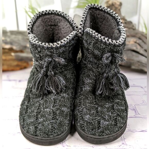 Muk Luks Cozy Ankle Booties Slippers - Picture 2 of 11